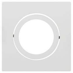 Светильник встраиваемый алюминиевый ЭРА KL87 WH под лампу MR16 GU5.3 белый | Алюминиевые встраиваемые светильники