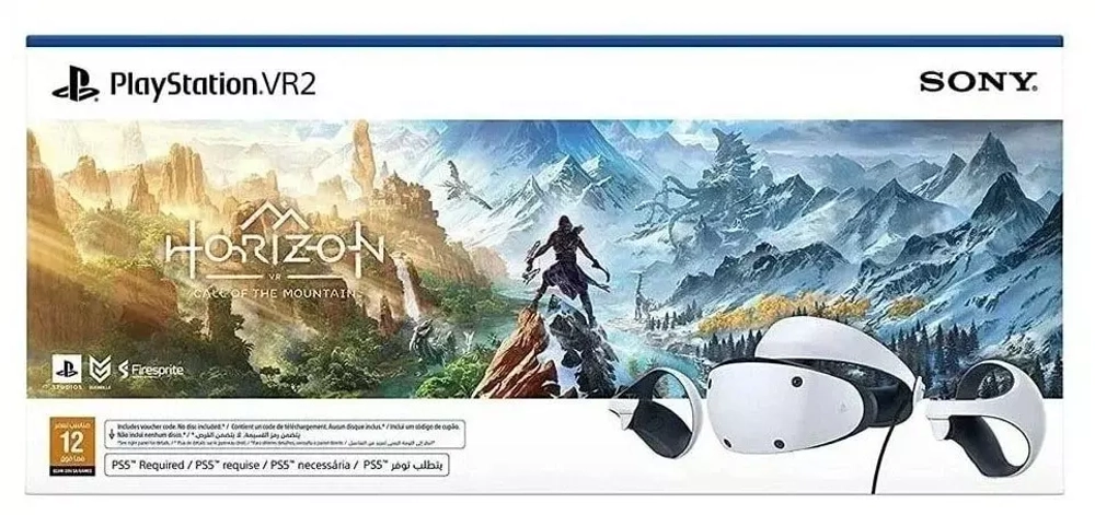 Шлем VR Sony PlayStation VR2 + игра Horizon: Call of the mountain