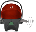 Коляска Cybex Balios S Lux TPE complete Aton S2 Hibiscus Red Base One 4 в 1 Chocolate Brown с дождевиками