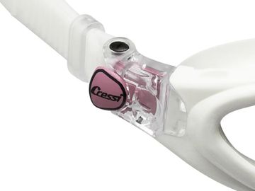 Очки для плавания детские Cressi Rocks бело-розовые