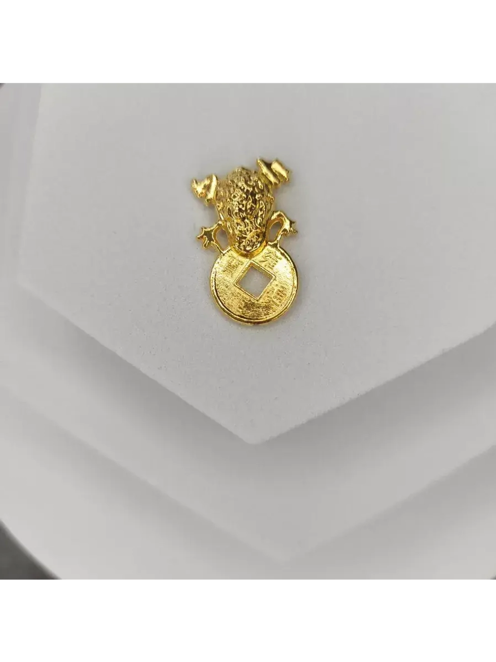 Талисман оберег Жаба с монеткой