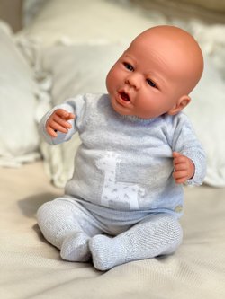 Кукла Реборн Marina and Pau 45cм Martina мягконабивная (M3137)