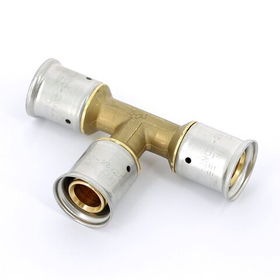 Пресс тройник переходный Henco 20 х 16 х 16