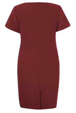 Нарядное платье 1301опа, вишневый #184Вг051301опа