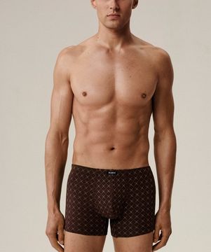 Трусы мужские боксеры (3шт), Atlantic 3MH-216, хлопок, океан + темно-синий + коричневый