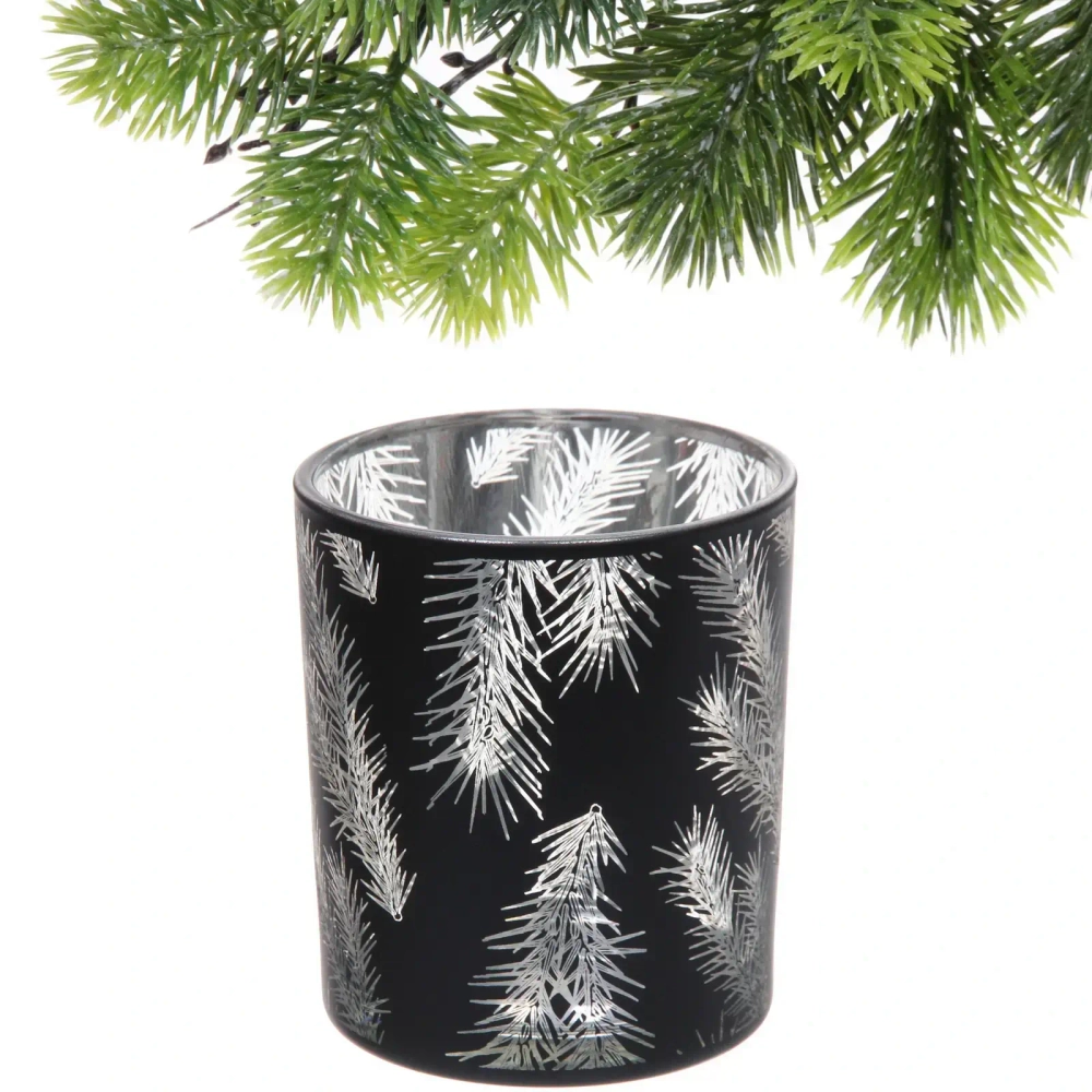 Подсвечник «Волшебная ветвь» 8,5*10 см, Черный