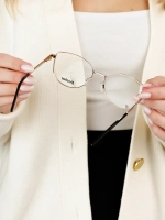 Оправа для очков для зрения металлическая брендовая