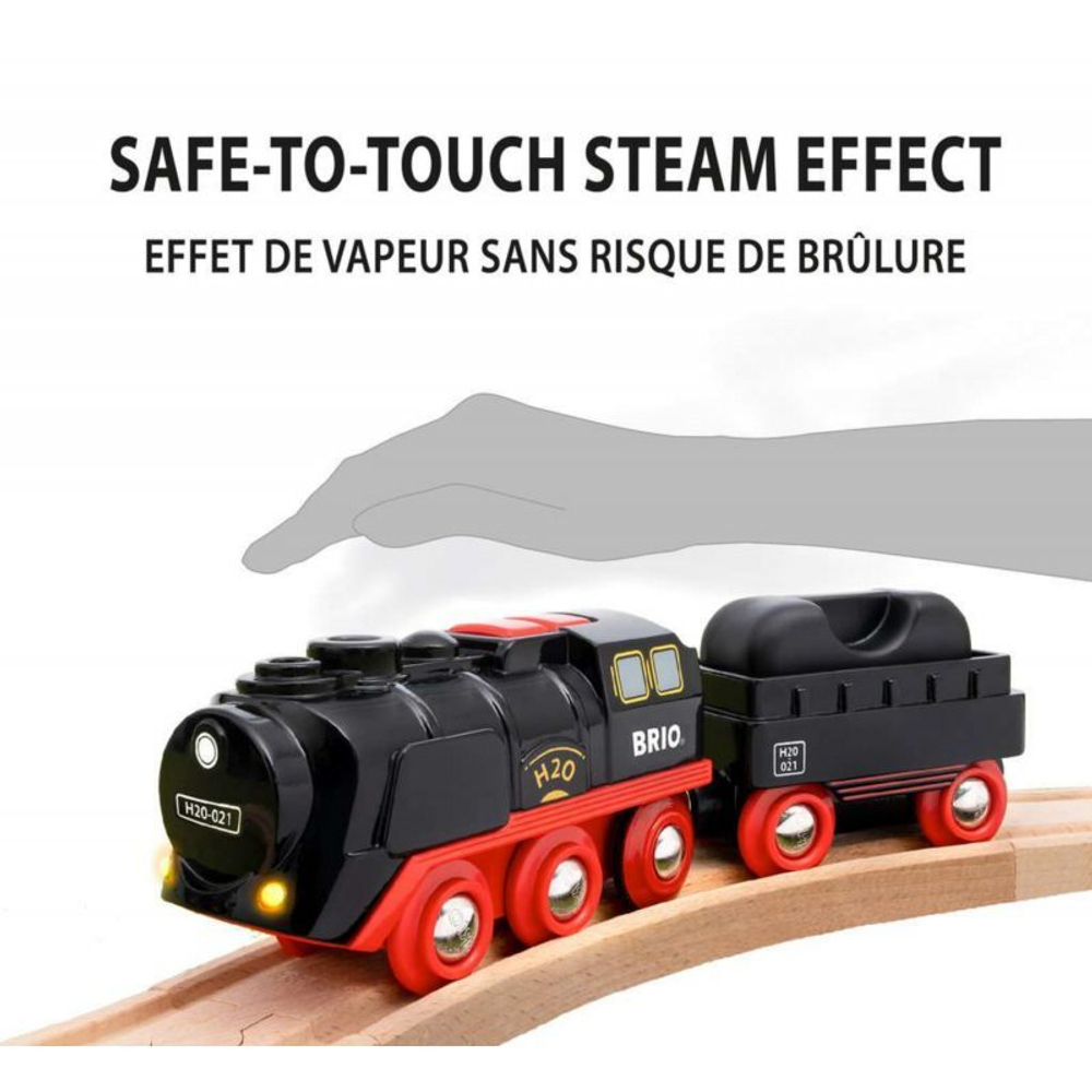 Brio - Trains &amp; Vehicles Christmas Set с поездом на пару на батарейках 36014