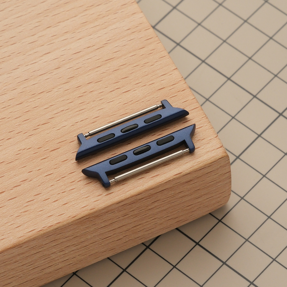 Синие адаптеры со штифтом для Apple Watch (цвет Blue)