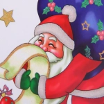 Наклейка на стекло «Зимняя радость» 41*29 см, микс