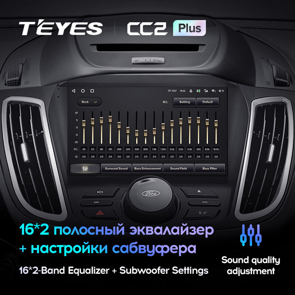 Teyes CC2 Plus 9"для Ford Kuga 2, Escape 3 2012-2019