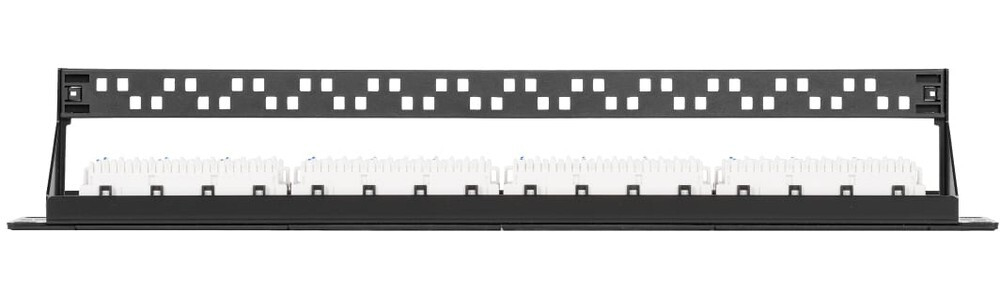 Патч-панель NIKOMAX NMC-RP24UD2-1U-BK