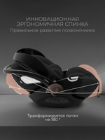 Коляска 3 в 1 Sweet Baby Rocco Air + автокресло Premier Black Black (Air)
