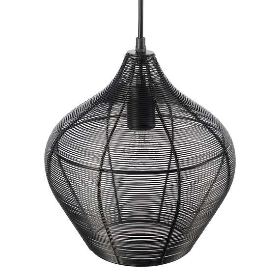 Светильник подвесной Vinger, Ø27х30 см, черный
