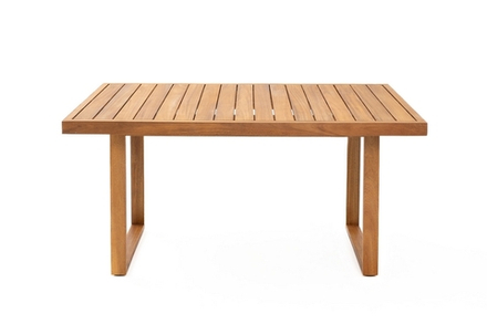 Обеденный стол из акации Joygarden БУКА, Natural Teak, серый