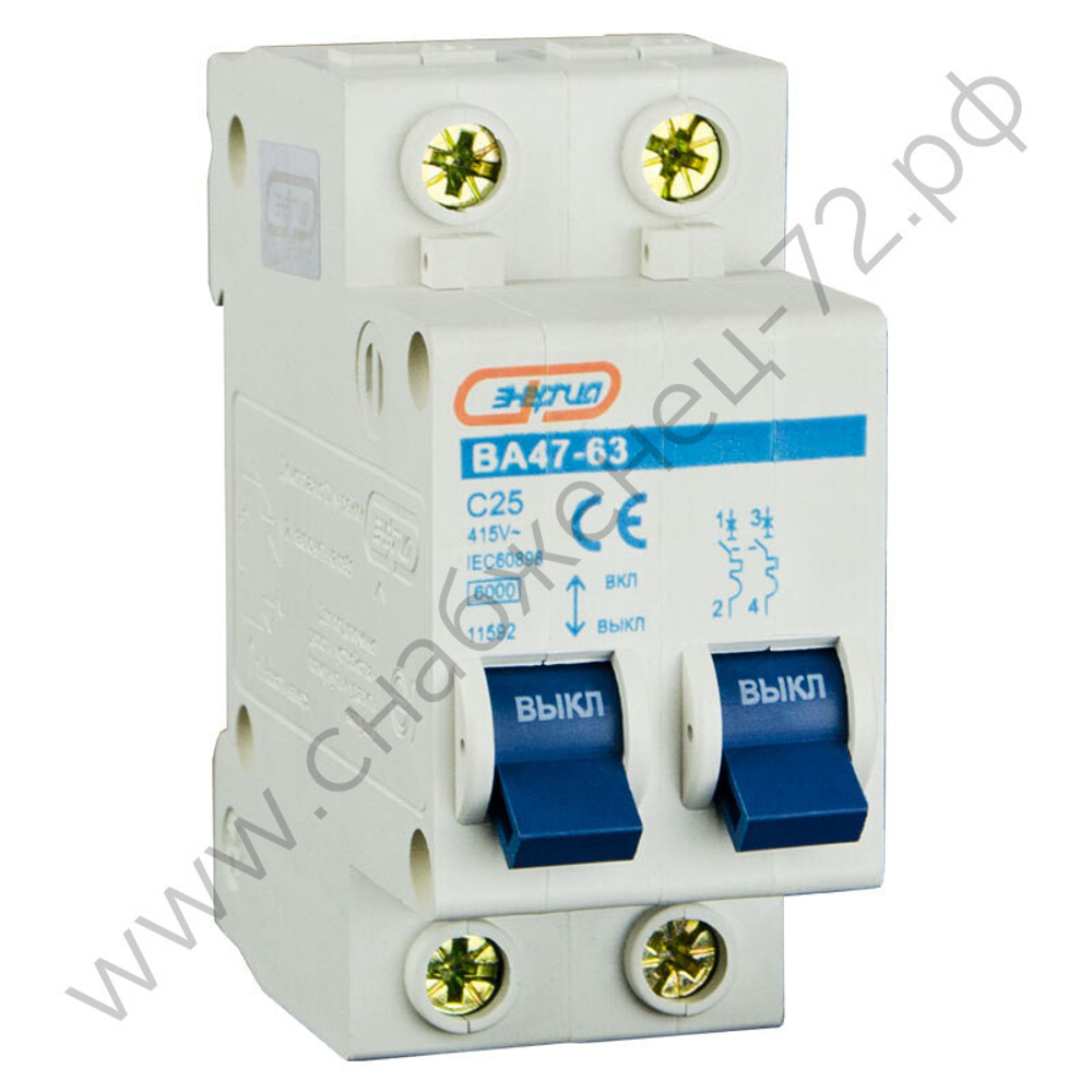 Автоматические выключатели Энергия Байпас