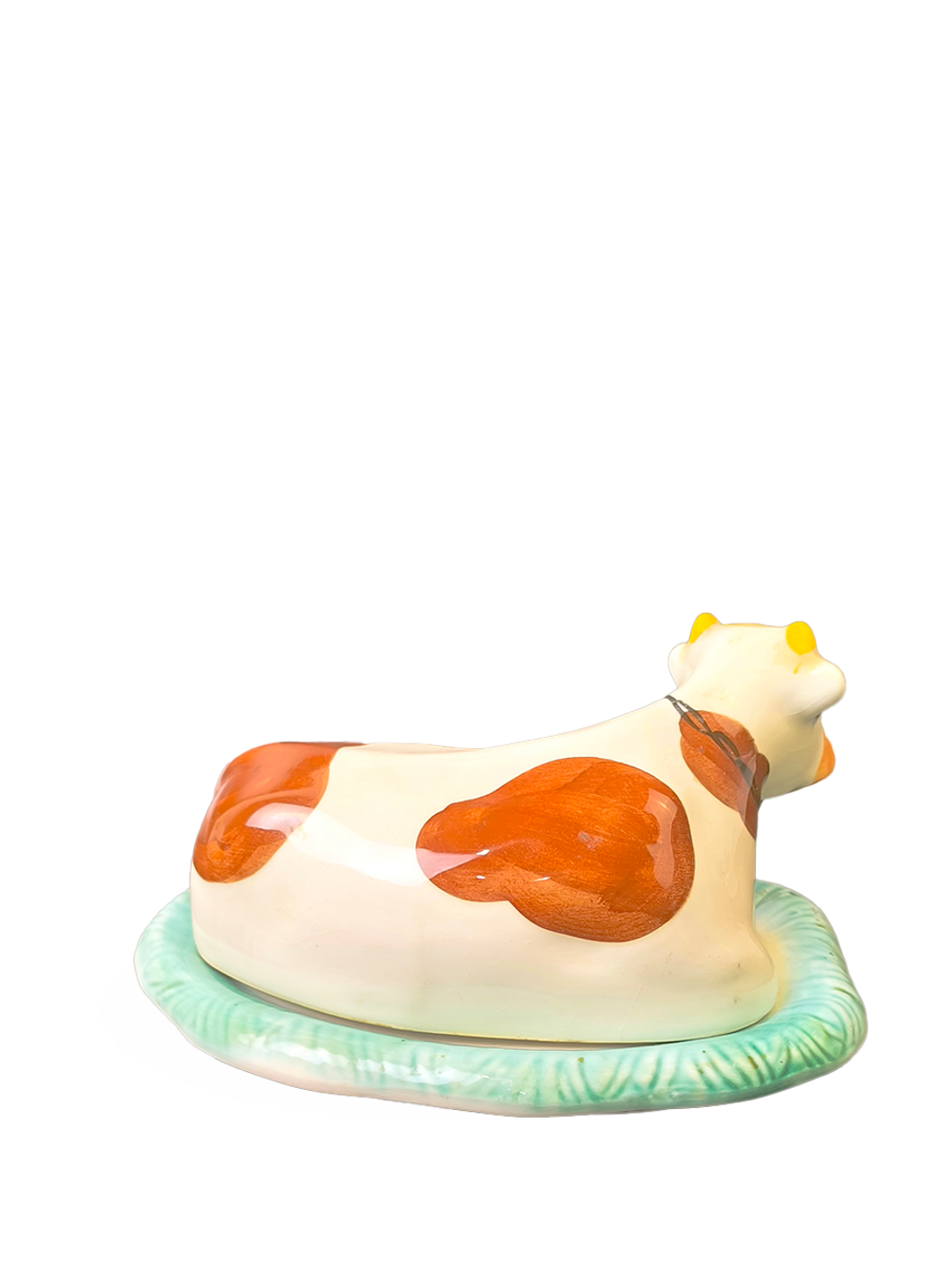 Фаянсовая масленка "Корова" (ЗиК "Конаково")