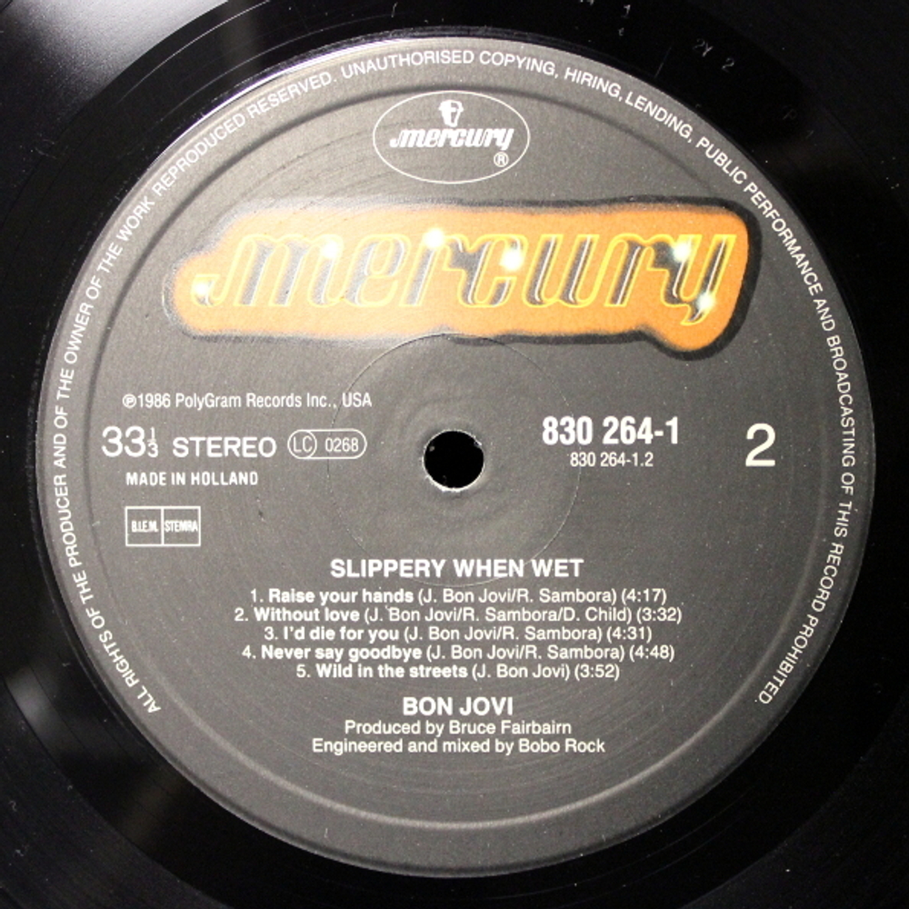 Bon Jovi / Slippery When Wet (LP)