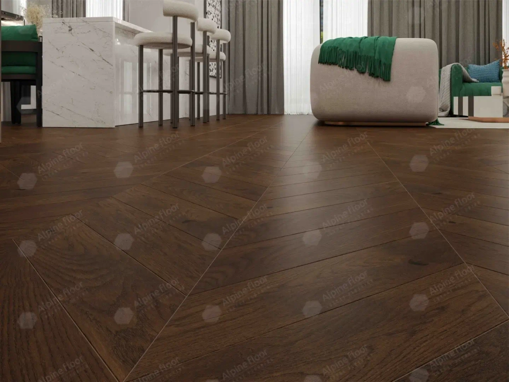ИНЖЕНЕРНАЯ ДОСКА Alpine Floor CHATEAU Дуб Тобакко-сhat EW203-08