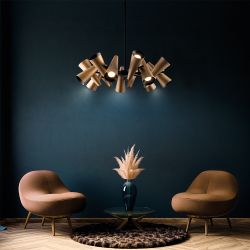 Люстра на штанге Maytoni Giro MOD095PL-14BS