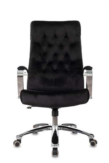 Кресло руководителя Бюрократ T-9928SL Fabric черный Italia Black крестов. металл хром