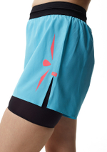 ШОРТЫ ЖЕНСКИЕ SPEED AERO 5 ELEVATE 2IN1 SHORT | SKYBLUE