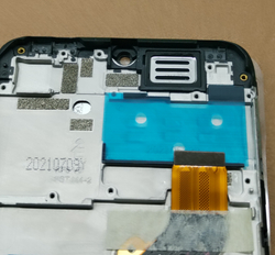 Tecno Spark 7 (KF6n) - Дисплейный модуль в сборе с тачскрином (в рамке) (АСЦ)