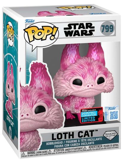 Фигурка Funko POP! Bobble Star Wars Rebels Loth Cat NYCC25 (DGLT) (Exc) (799) 88128 / Фигурка Фанко ПОП! по мотивам вселенной "Звездные войны", Лот-кот