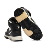 Кожаные кроссовки OFF-WHITE - черный(OMIA259C 99LEA001)