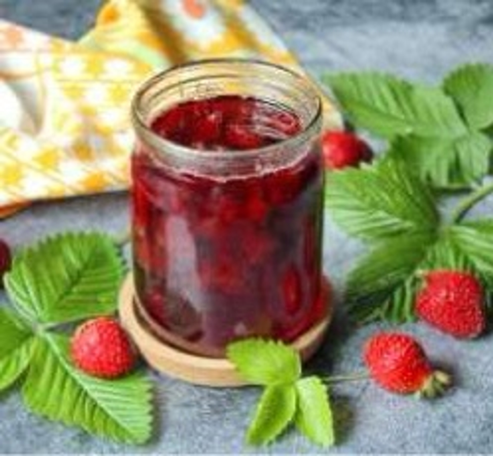 Варенье из лесной клубники, 0.250 л