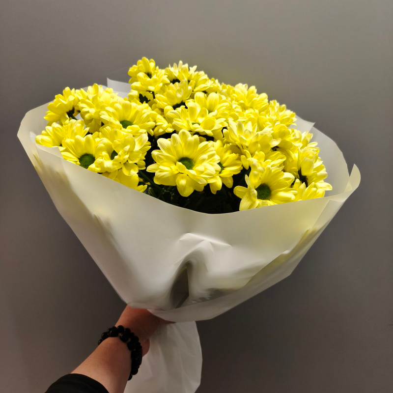 Букет из кустовой хризантемы (9 шт)