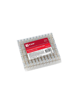Колодка клеммная 4кв.мм 3А полиэтилен PROxima EKF plc-KK-4-3
