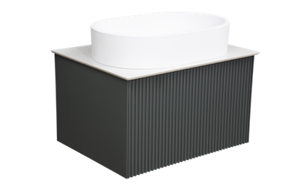 Тумба под раковину La Fenice Terra Grigio серая 60 FNC-01-TER-G-60