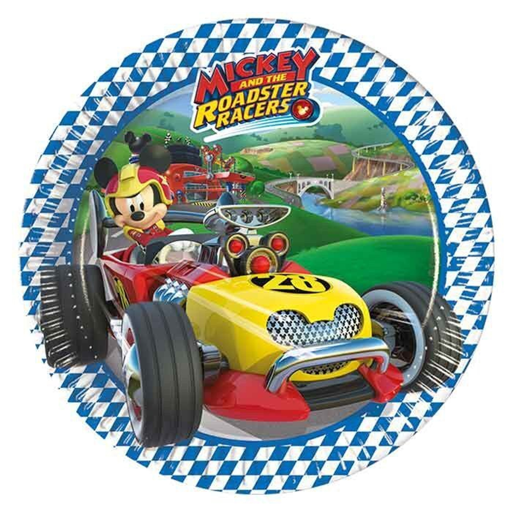 Распродажа Тарелка Минни маус Гонщик 20 см.8 шт.