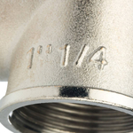 Угольник STOUT никелированный 1 1/4" ВР/НР