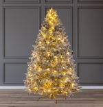 Заснеженная елка с Гирляндой встроенной «Королева леса»