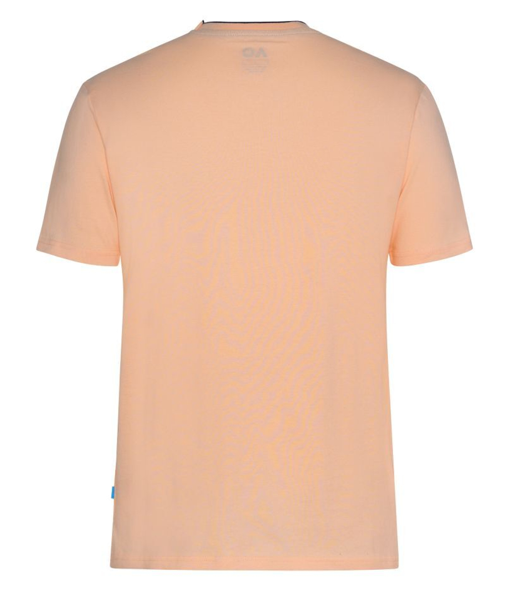 Мужская теннисная футболка Australian Open T-Shirt AO Textured Logo - mellow peach