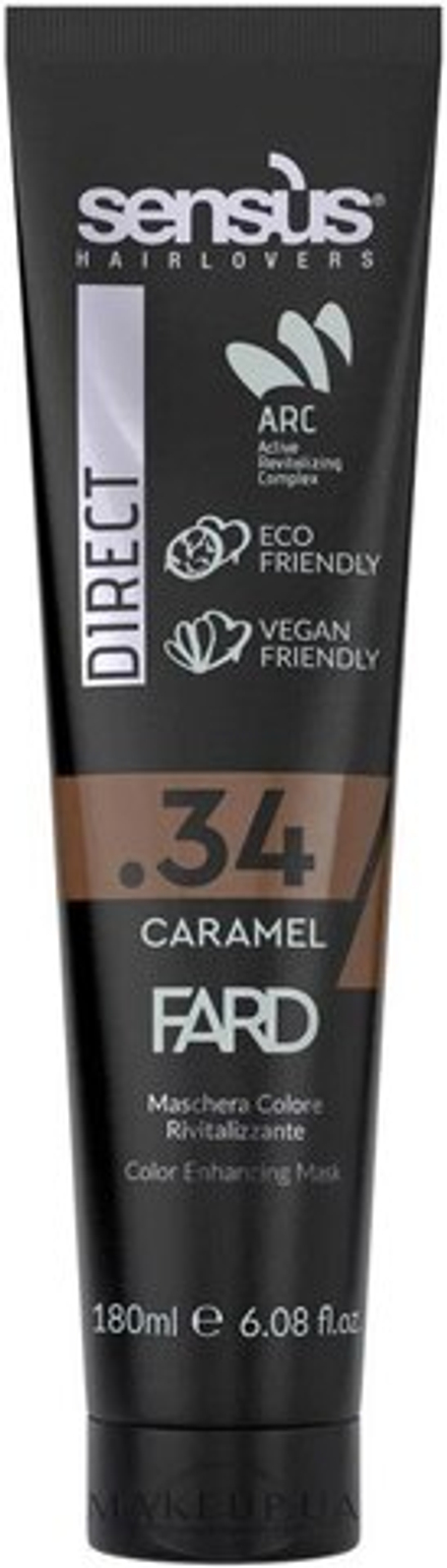 Кондиционер тонирующий FARD .34 Карамель 200мл SENS.US