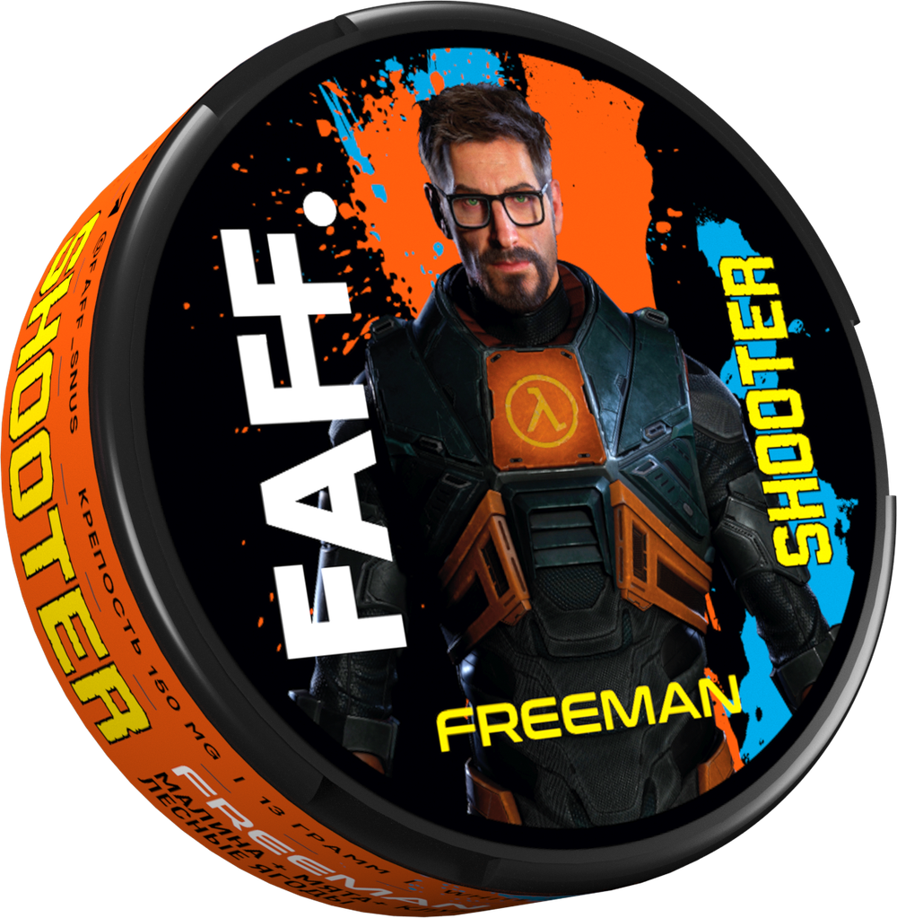 SHOOTER BY FAFF FREEMAN (150 МГ) - МАЛИНА, МЯТА, КЛУБНИКА, ЯГОДЫ