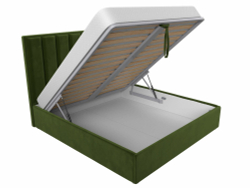 Кровать Афродита, спальное место 160х200, с подъёмным механизмом, микровельвет