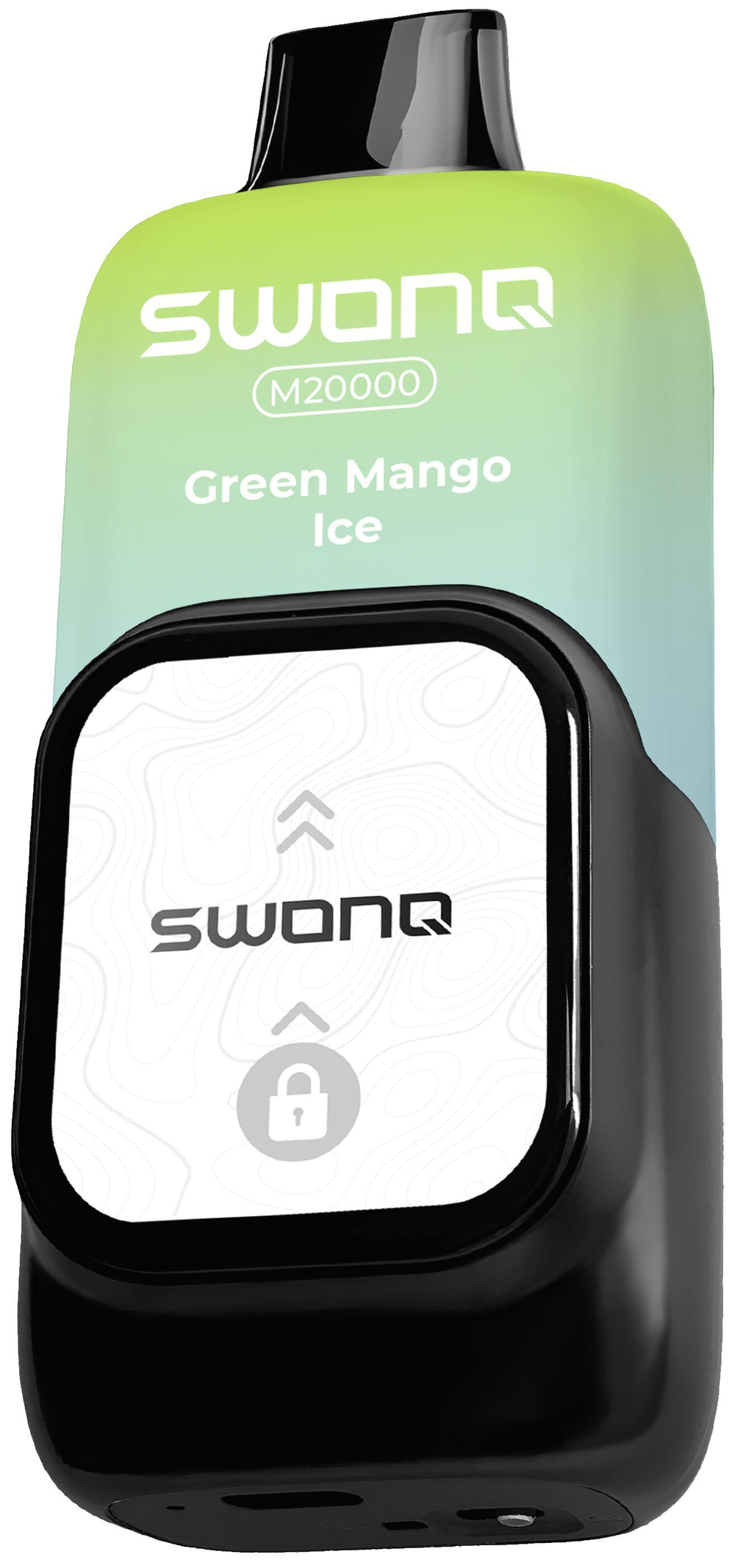 Набор Swonq M20000 с картриджем Green Mango Ice - Зелёное манго-лёд купить в Москве с доставкой по России