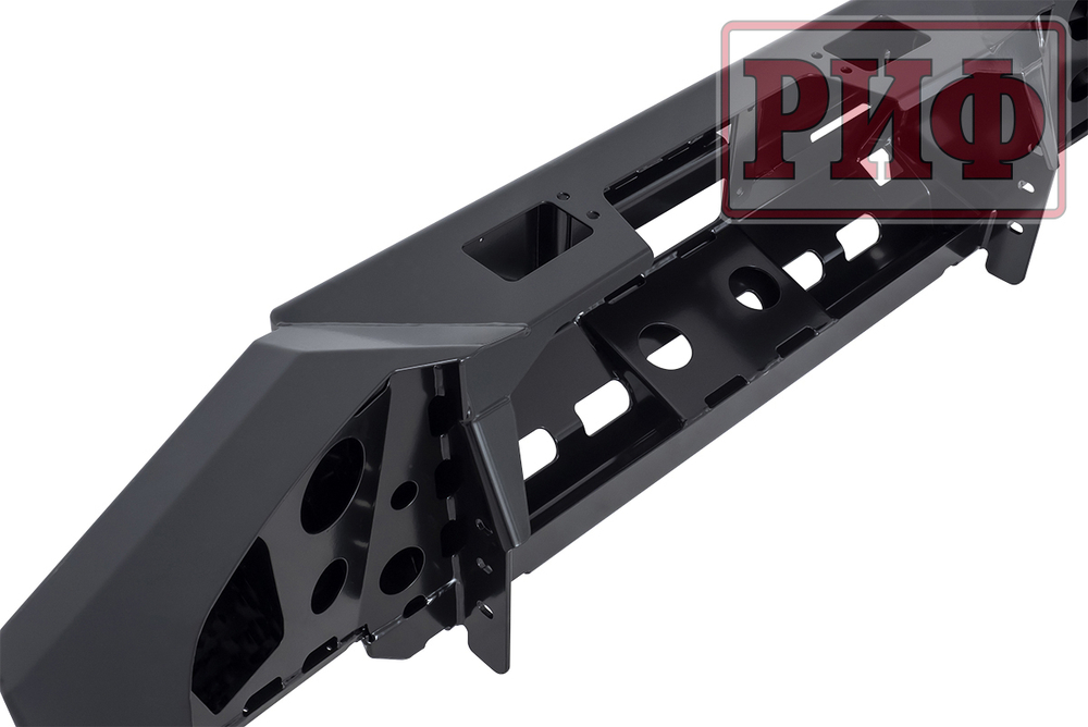 Бампер силовой передний Toyota Land Cruiser Prado 120 c защитой бачка омывателя РИФ