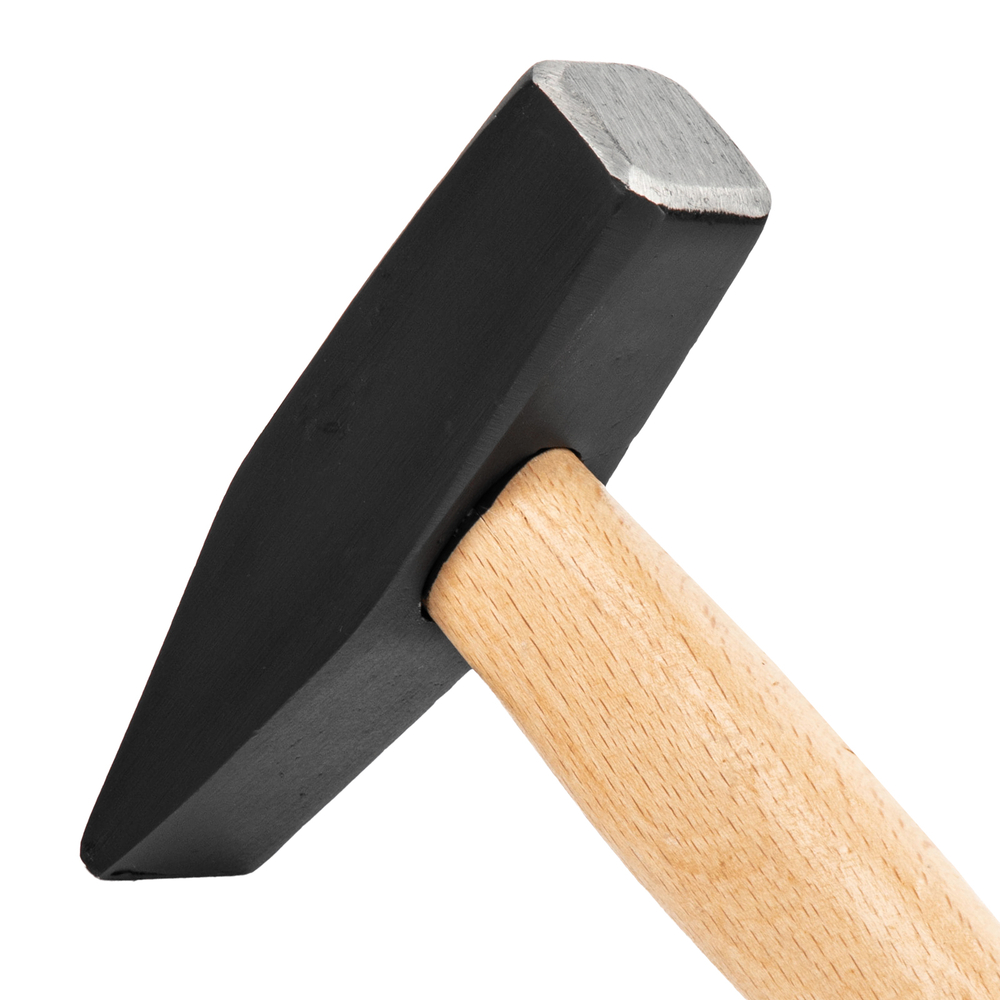 Молоток слесарный, 500 г, квадратный боек, деревянная рукоятка// Sparta