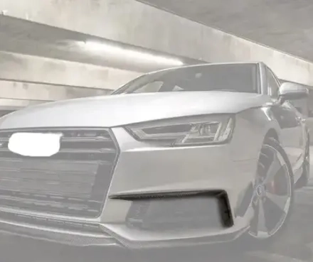 Карбоновые канарды для AUDI A4 S4 B9 2018 - 2019 Ауди аэродинамический обвес