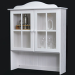 Буфет для кухни Лена деревянный (верхняя часть - шкаф навесной), белый