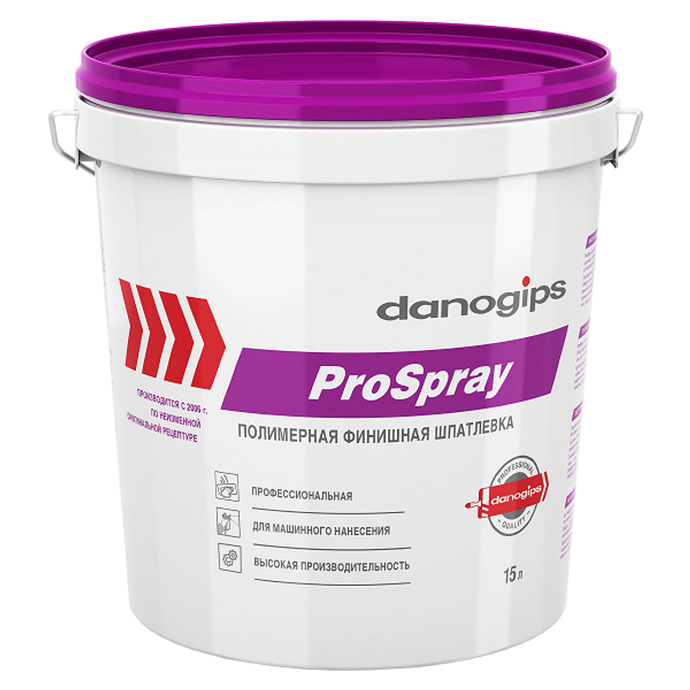 Шпатлевка полимерная Danogips ProSpray 25 кг