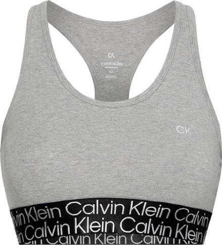 Теннисный бюстгальтер Calvin Klein Low Support Sports Bra - heather grey