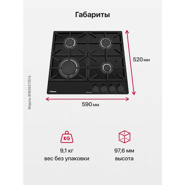 Газовая панель Hansa BHKS6515516