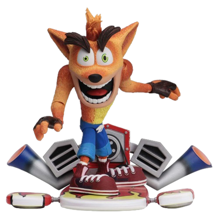 Фигурка Neca Crash Bandicoot Action Figure Deluxe Hoverboard Crash