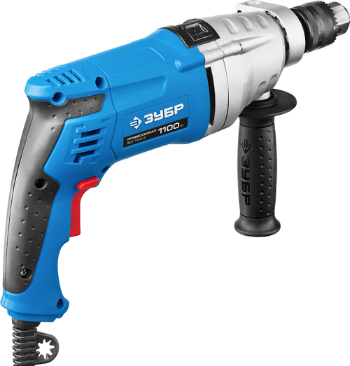 Дрель ударная Зубр (1,1кВт, 13мм)